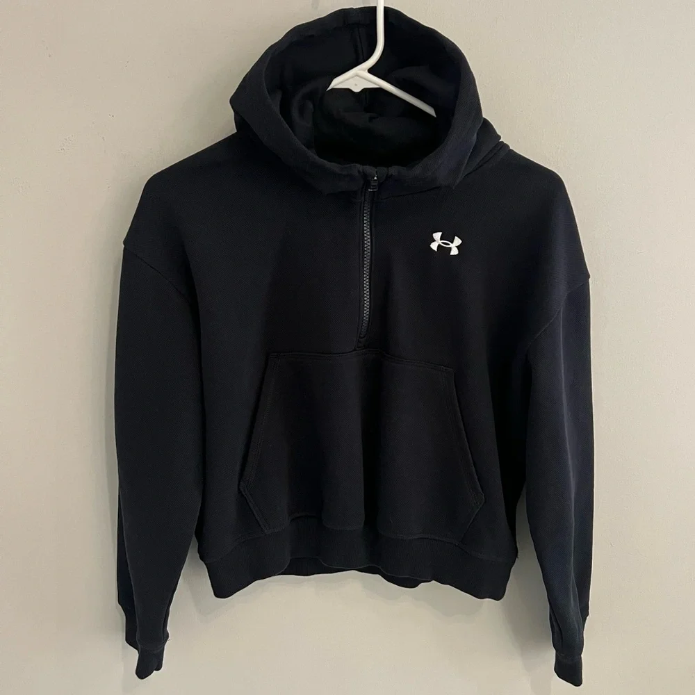 Under Armour Girls Black Hoodie Sweatshirt